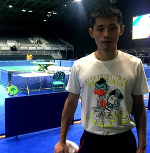 Zhang jike; tênis de mesa; olimpíadas 2016 (Foto: Elton de Castro)