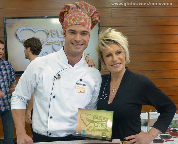Sidney Sampaio é o grande vencedor do Super Chef Celebridades (Foto: Mais Você/TV Globo)