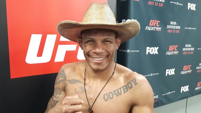 Alex Cowboy UFC Chicago (Foto: Marcelo Barone)