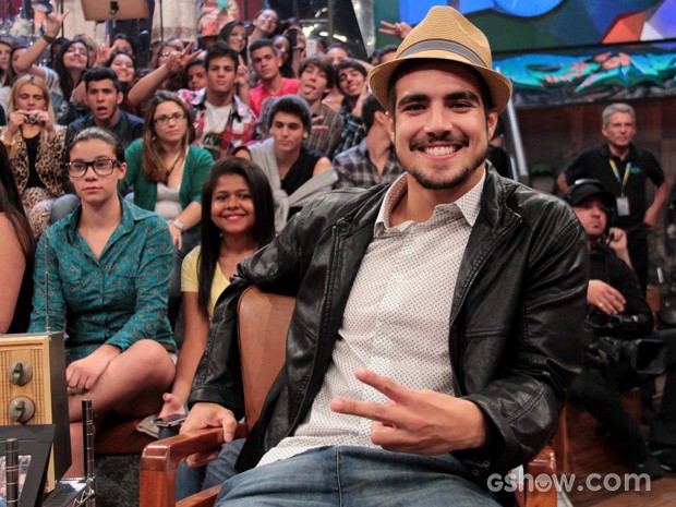 Caio Castro participa do programa Altas Horas deste sábado (Foto: TV Globo/Altas Horas)