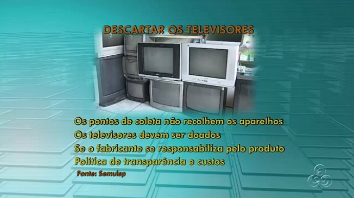 Algumas orientações do descarte correto (Foto: Amazônia TV)