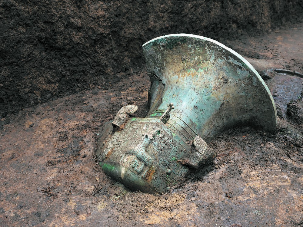 Item que estava entre os 500 artefatos encontrados na China (Foto: Administração do Patrimônio Cultural Nacional (NCHA))