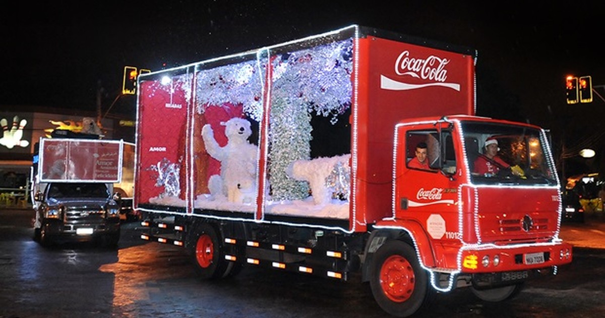 G1 Caravana De Natal Da Coca Cola Passa Por Santos Sp Nesta Quinta Feira Notícias Em