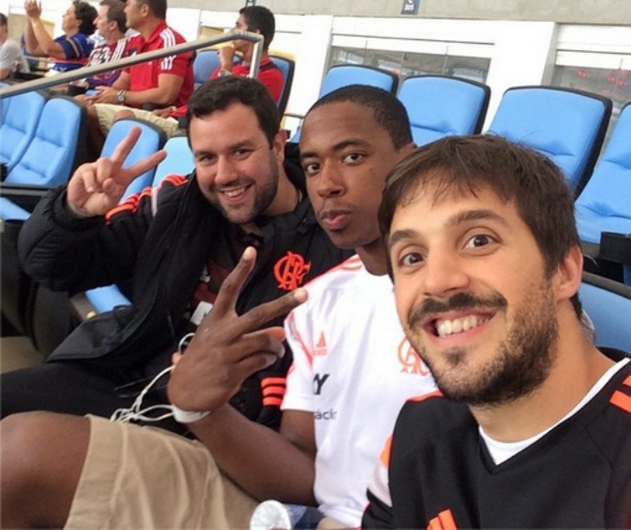 laprovittola e meyinsse no fla-flu maracanã (Foto: Reprodução/Instagram) laprovittola e meyinsse no fla-flu maracanã (Foto: Reprodução/Instagram)