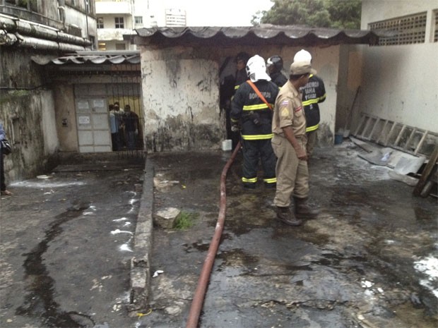 incêndio hospital das clínicas (Foto: Rafaela Ribeiro/G1)