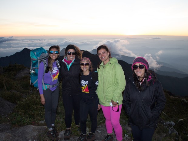 Expedição capixaba feminina chega ao topo da Serra da Mantiqueira, Espírito Santo (Foto: Mulheres no Topo)