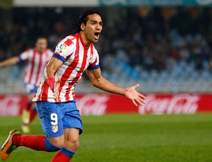 Falcão garcia gol Atlético de Madrid (Foto: AFP)
