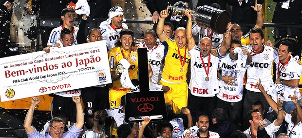 Corinthians campeão da Libertadores (Foto: AFP)