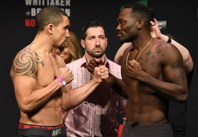 Robert Whittaker x Derek Brunson (Foto: Getty Images) Robert Whittaker x Derek Brunson (Foto: Getty Images)