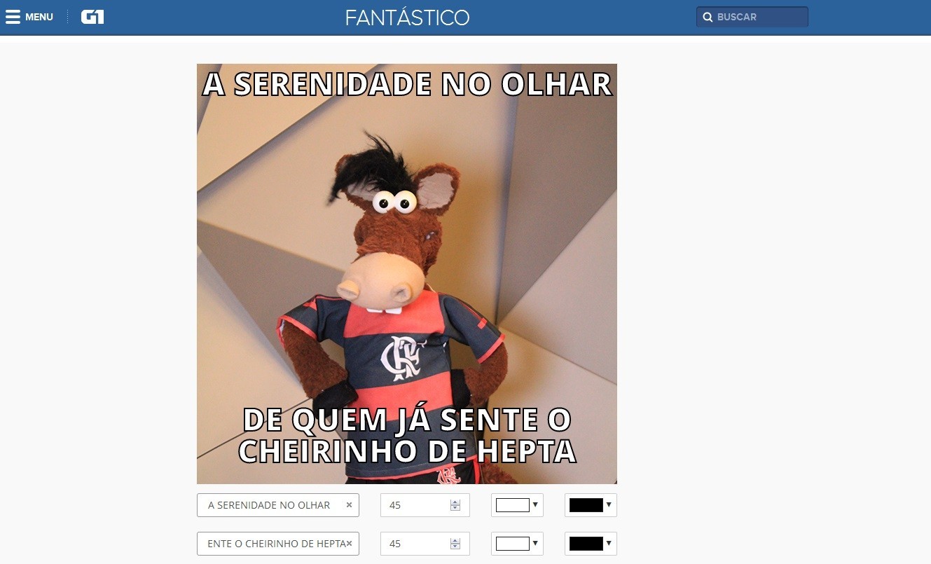 Crie Memes Do Brasileirao Com Os Cavalinhos Dos Gols Do Fantastico Fantastico G1