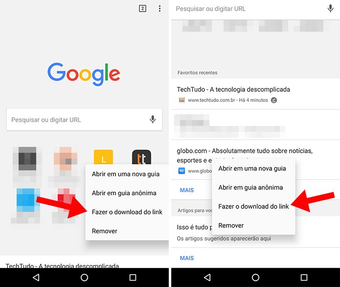 Como baixar sites para acessar offline no Google Chrome para Android