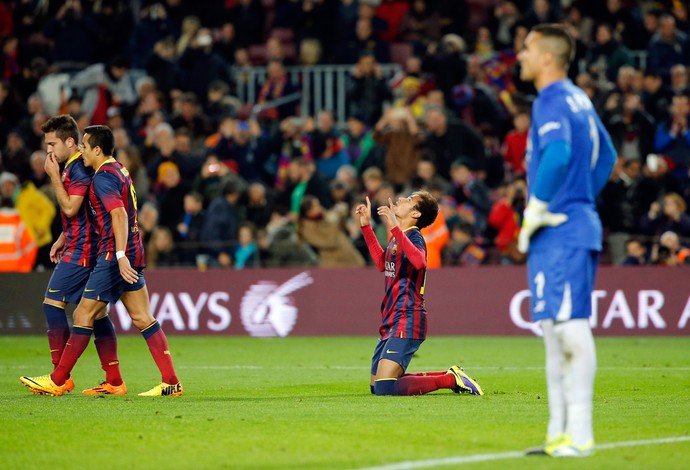 Neymar gol Barcelona (Foto: AP)