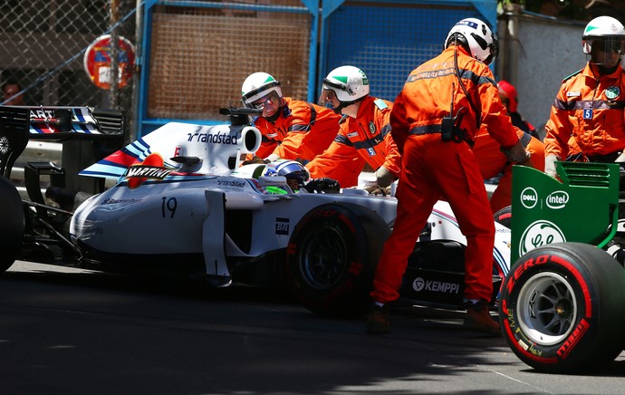 batida Massa e Ericsson monaco circuito formula 1  (Foto: Getty Images)