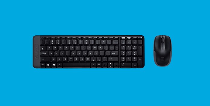 Teclado e mouse da Logitech têm tecnologia sem fios (Foto: Divulgação/Logitech)