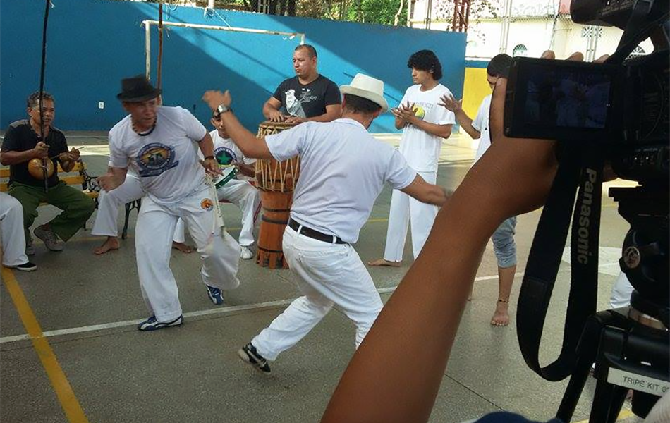 Roda de capoeira agita amantes da modalidade (Foto: Zappeando)