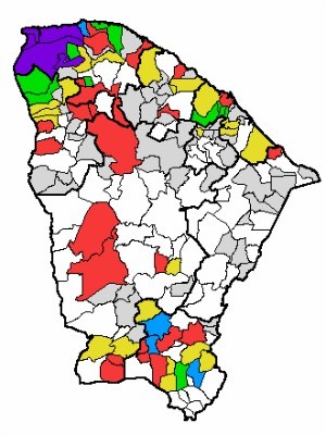 Chove em 65 cidades do Ceará, diz Funceme (Foto: Funceme/Reprodução)