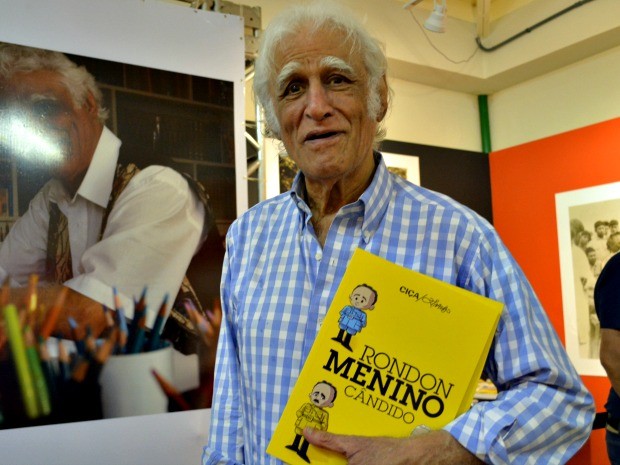 Ziraldo irá realizar em Porto Velho uma sessão de autográfos do livro Rondon Menino Cândido (Foto: Hosana Morais/G1)