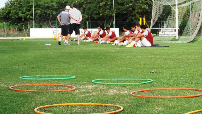 Figueirense treino (Foto: Diego Madruga)