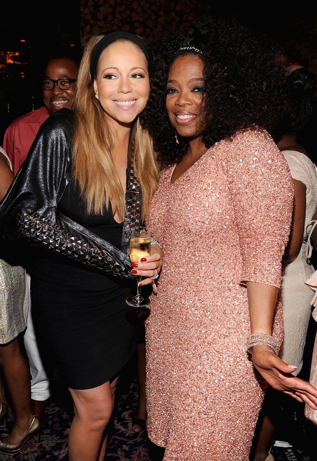 Mariah Carey e Oprah (Foto: Getty Images) Mariah Carey e Oprah (Foto: Getty Images)
