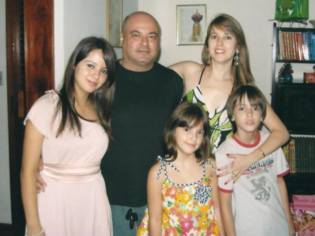 Família de Allana Moraes, Goiânia, Goiás (Foto: Arquivo pessoal/ Frank Moraes)