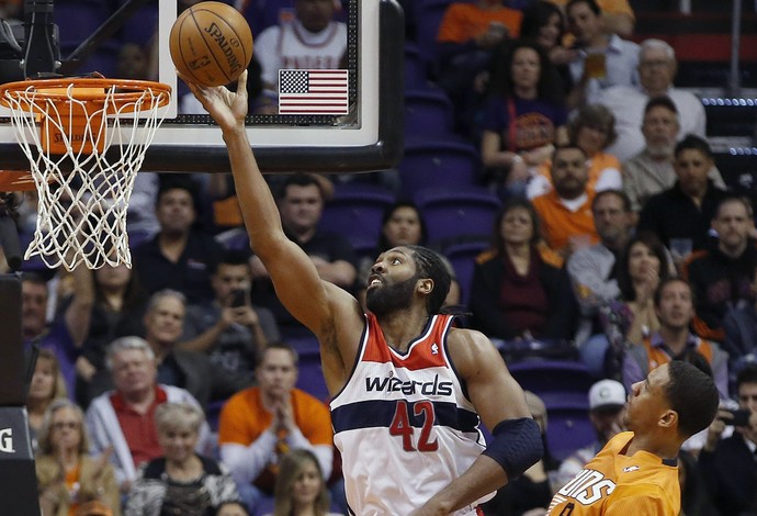 NBA Nenê Washington Wizards Phoenix Suns (Foto: Agência AP)