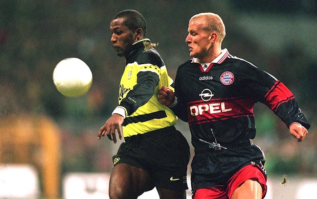 Julio Cesar Borussia Dortmund contra Bayern de Munique 1997 (Foto: Getty Images)