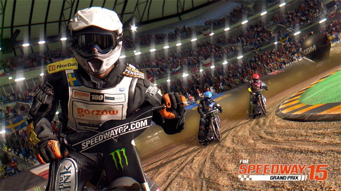 Controlar a sua moto nos circuitos é o maior desafio do game (Foto: Divulgação Softplanet)