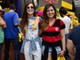 Famosos curtem juntos jogo de futebol do Brasil contra a Suécia