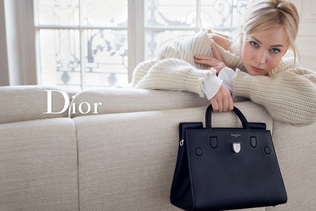 Jennifer Lawrence na nova campanha da Dior (Foto: Divulgação)