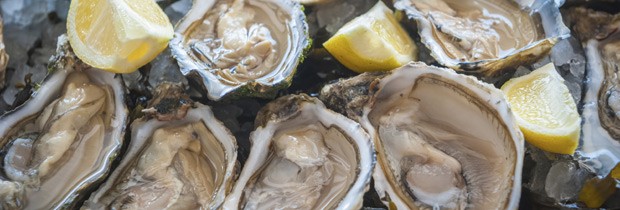 As ostras estão entre os frutos do mar que ajudam a evitar o ressecamento do couro cabeludo (Foto: Think Stock)