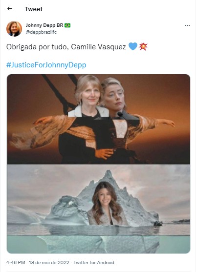 Memes de Camille Vasquez estão tomando conta das redes sociais  (Foto: Reprodução/ Twitter)