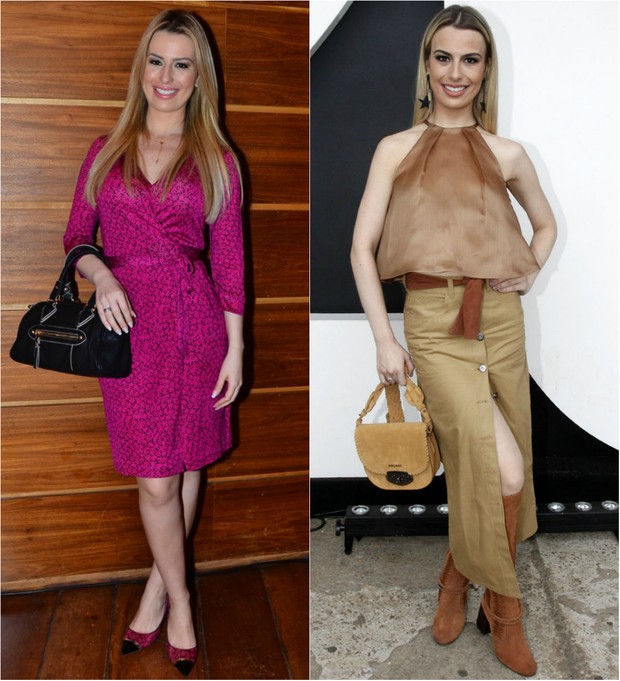 Fernanda Keulla: Antes e depois (Foto: PhotoRioNews | Celso Tavares / EGO)