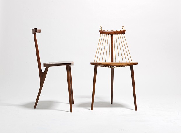 Cadeira de 3 Pés, de madeira e corda, assinada por Ricardo Graham Ferreira, da oficina oEbanista (Foto: Divulgação)
