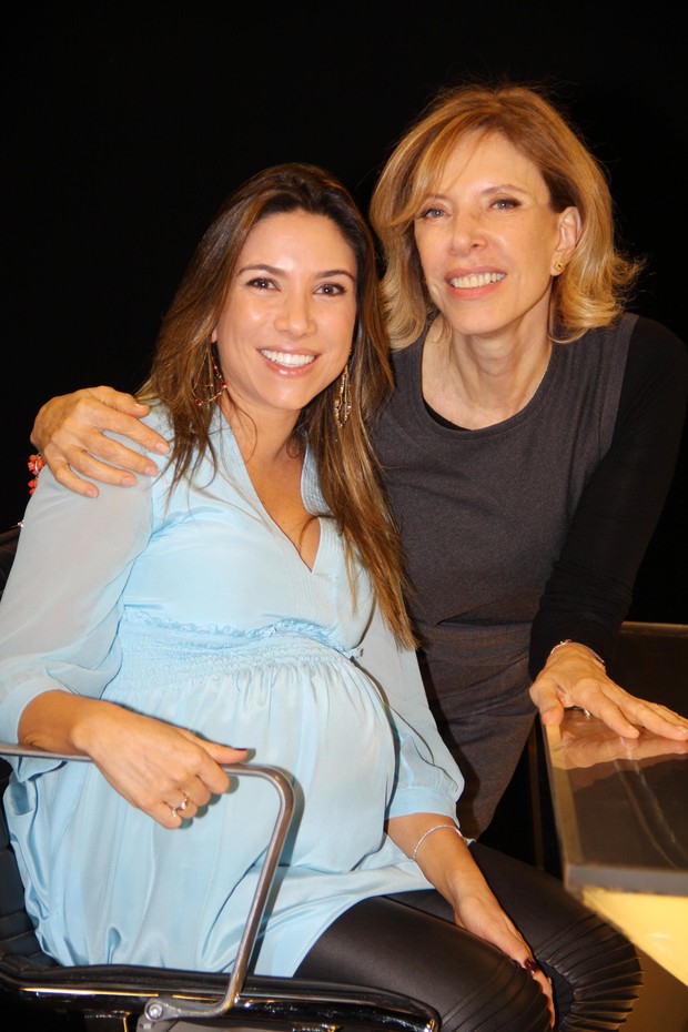 Patrícia Abravanel e Marília Gabriela (Foto: Carol Soares / SBT)