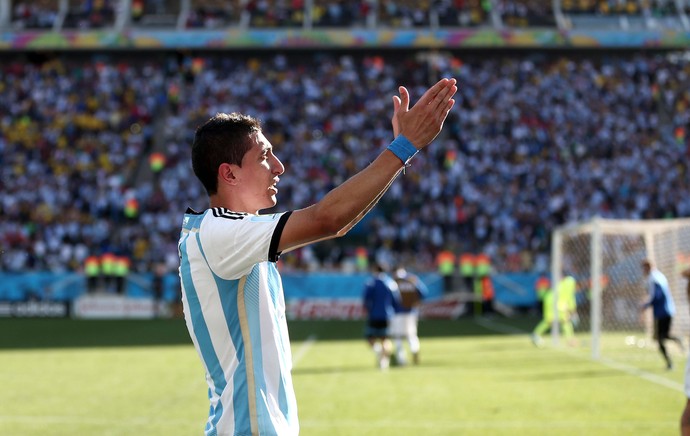 di maria gol argentina x suiça (Foto: Marcos Ribolli)