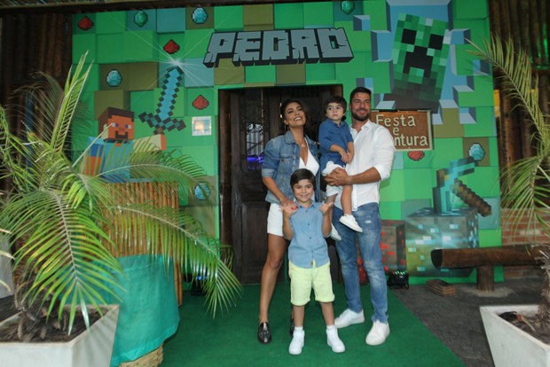 Aniversário de Pedro filho de Juliana Paes (Foto: AgNews )