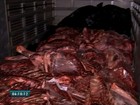Polícia apreende 2 mil quilos de carne imprópria para o consumo, no Ceará