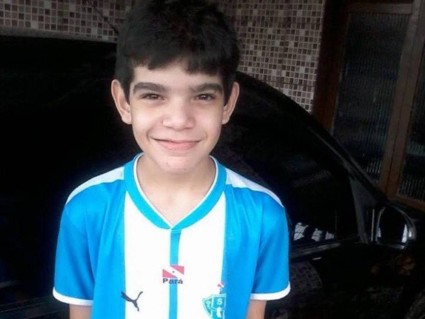 Eduardo de Souza Cordeiro, 12 anos, morreu após ser espancado na escola, em Belém.  (Foto: Divulgação/ Arquivo Pessoal)