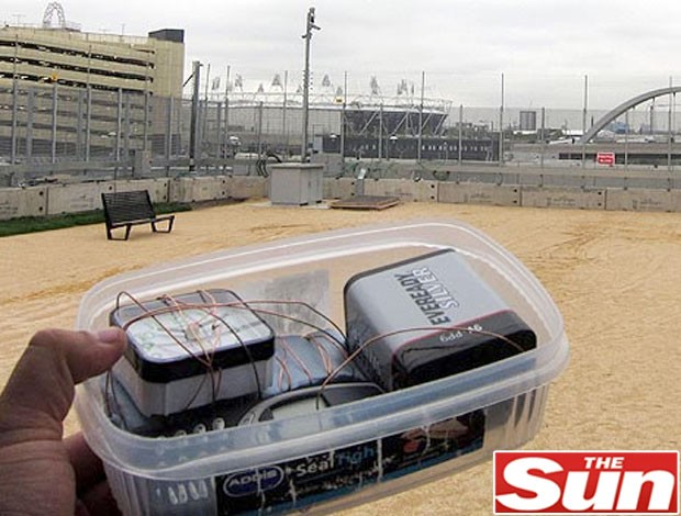 bomba falsa Londres Olimpíadas (Foto: Reprodução / The Sun)