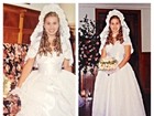 Andréia Sorvetão posta foto de seu casamento, há 19 anos