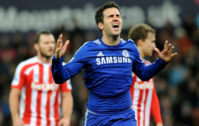 Cesc Fàbregas Chelsea Stoke (Foto: AP)
