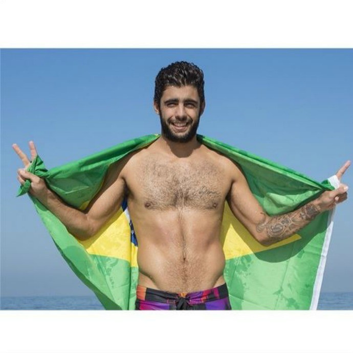 pedro scooby surfe - brasil x méxico (Foto: Reprodução/Instagram)