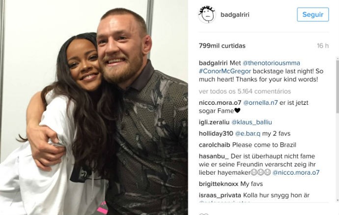 Rihanna Conor McGregor