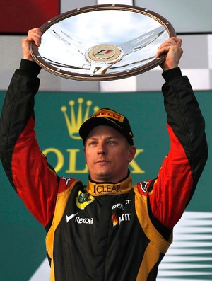 Kimi Raikkonen lotus pódio GP da Austrália (Foto: Agência Reuters)