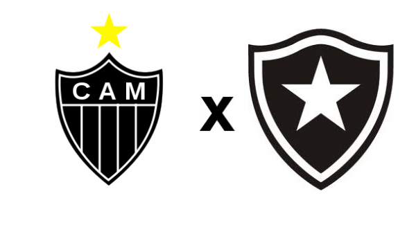 Atlético MG X Botafogo  (Foto: Arte/TV Liberal)