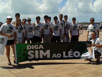 Campanha "Diga sim ao Léo" ganhou muitos adeptos nas redes sociais. (Foto: Divulgação)