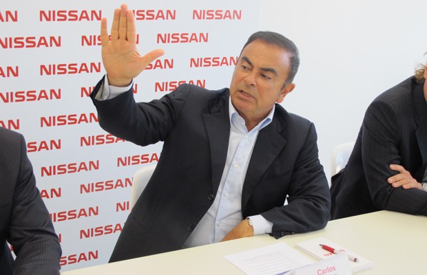 CEO da aliança Renault-Nissan, Carlos Ghosn quer 15% do mercado brasileiro até 2016 (Foto: Rafael Miotto / G1)
