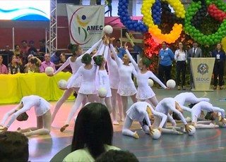 Abertura dos Jogos Escolares em Cacoal (Foto: Reprodução/ Rede Amazônica RO)