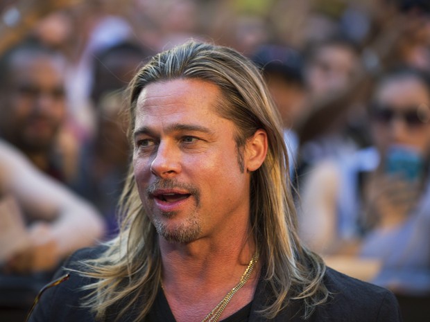 Brad Pitt em pré-estreia de filme em Nova York, nos Estados Unidos (Foto: Lucas Jackson/ Reuters)