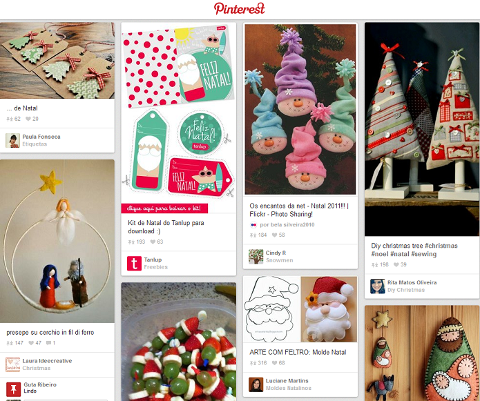 pinterest natal (Foto: Reprodução/Pinterest) pinterest natal (Foto: Reprodução/Pinterest)